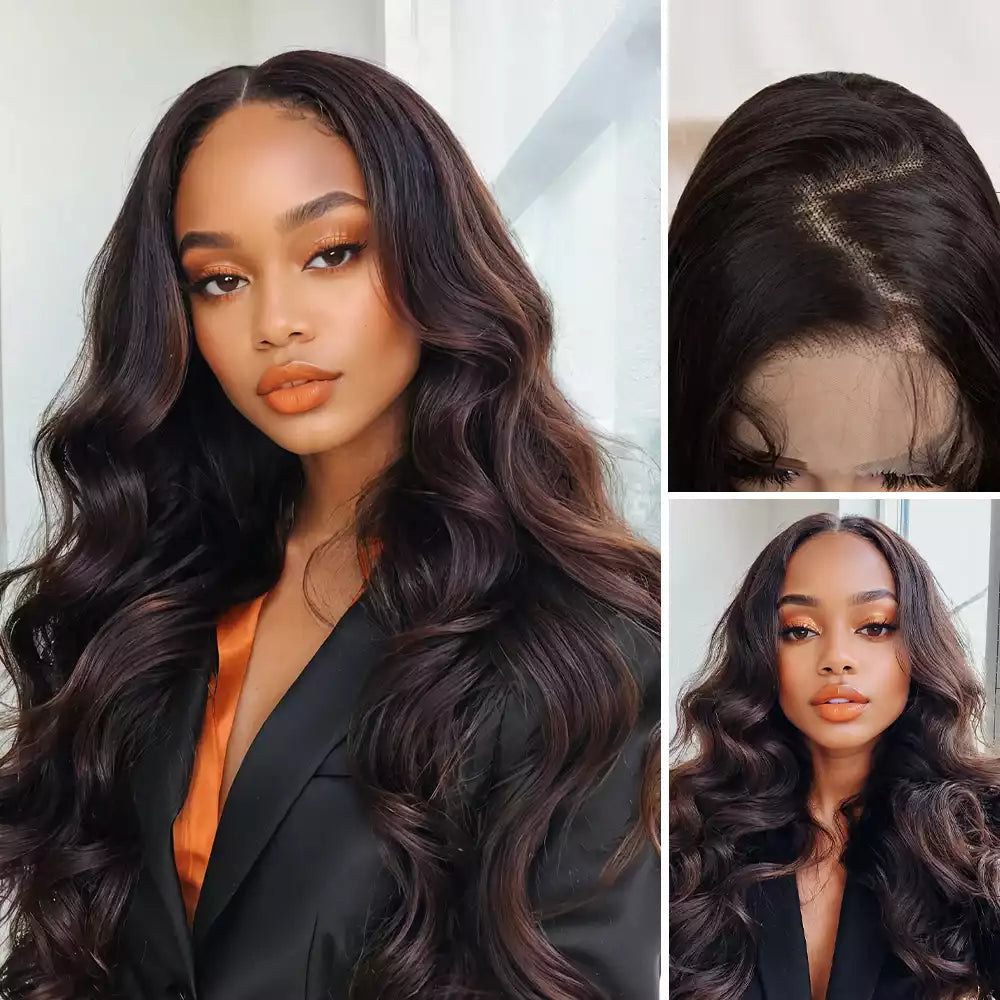 Body Wave Chocolate_Brown 13_6_lace_front_wig 9915 #4 AI图