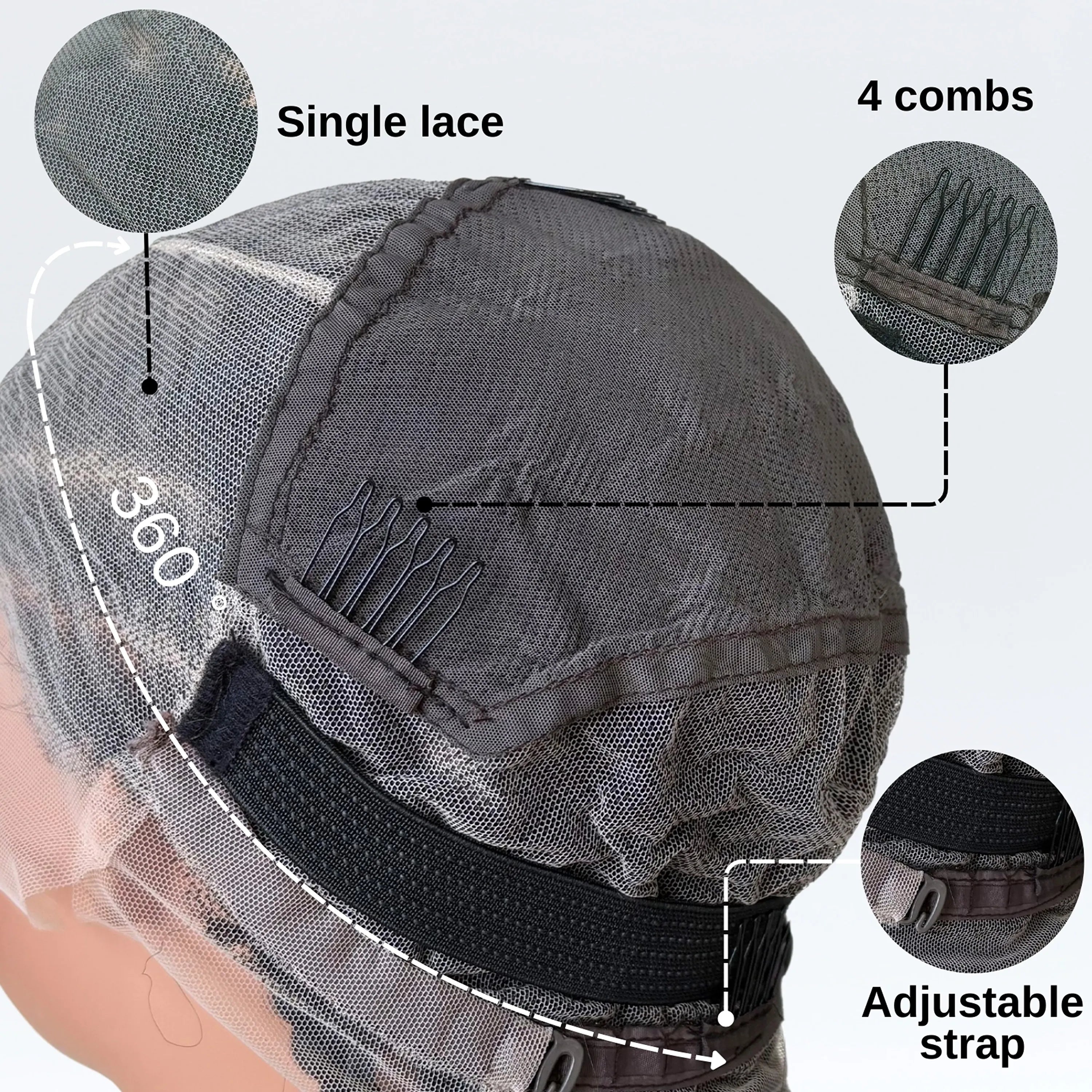 Irregular Braided Full Lace Wig Jumbo Knotless Box Braids For Black Women Synthetic Full Lace Wigs