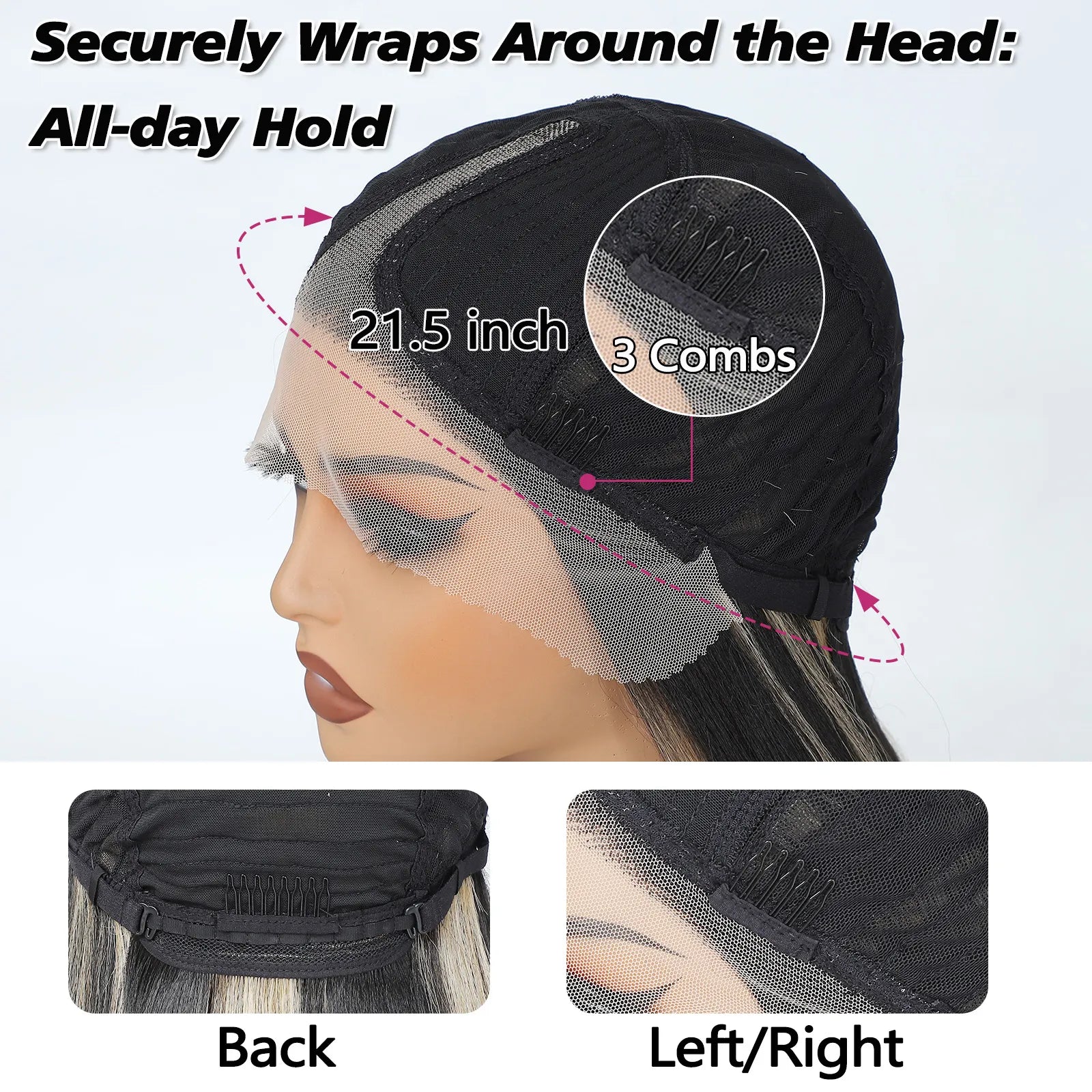 FABÉLLE Silky Straight Wigs 26inch 13×4×1 Middle Part Lace Glueless Wig Pre Plucked Synthetic Lace Front Wig heat resistant synthetic wig