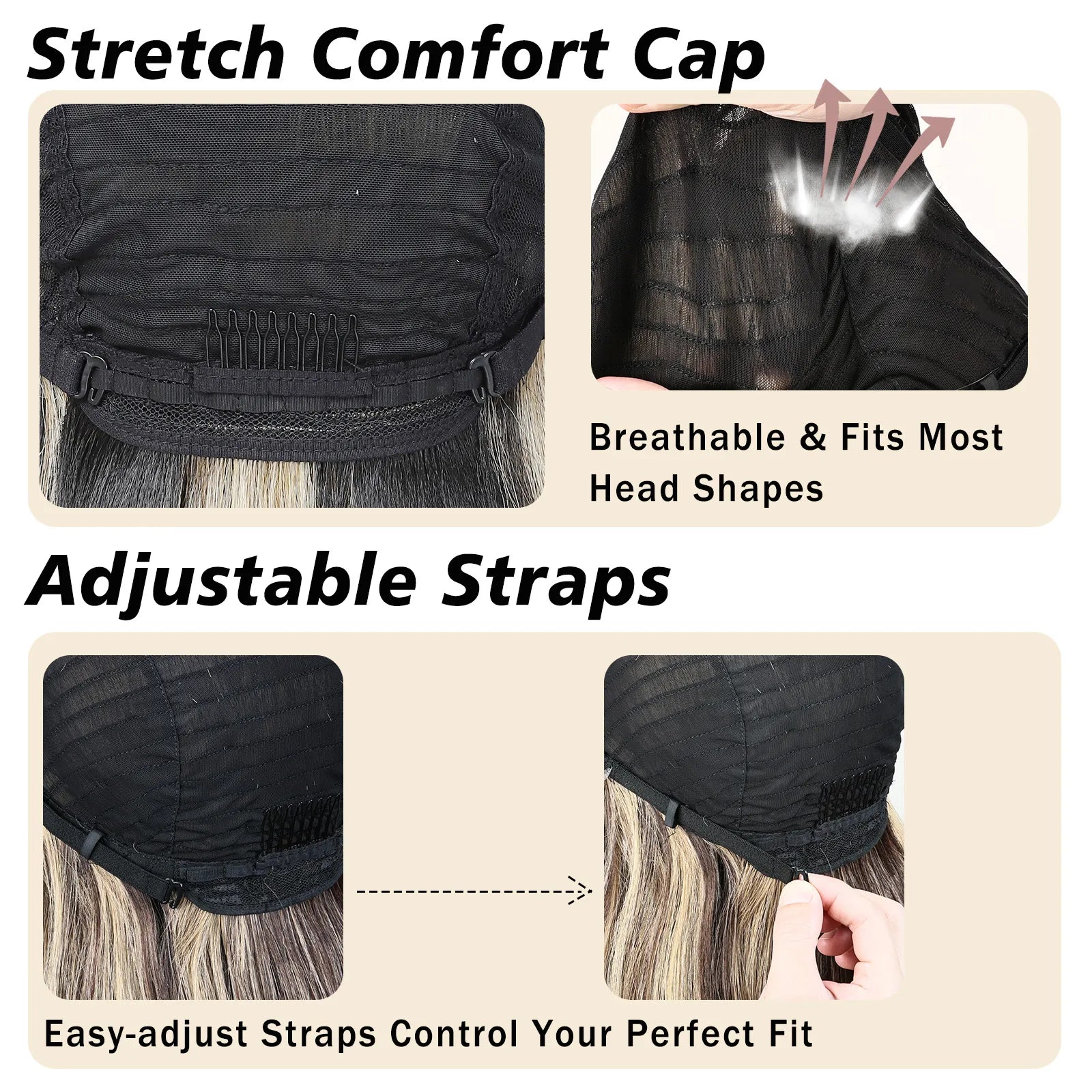 FABÉLLE Silky Straight Wigs 26inch 13×4×1 Middle Part Lace Glueless Wig Pre Plucked Synthetic Lace Front Wig heat resistant synthetic wig