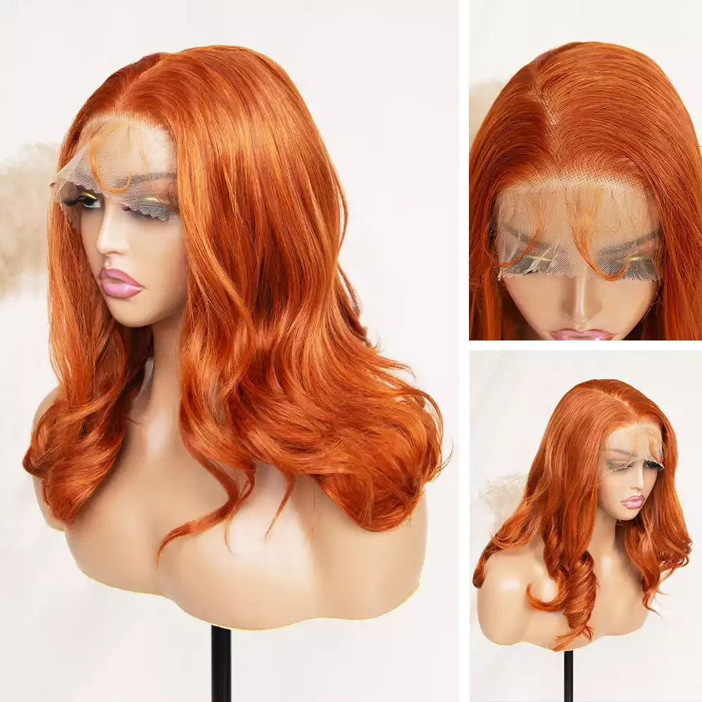 body wave ginger orange 
 13_6_lace_front_wig_RGF10120-#GINGER