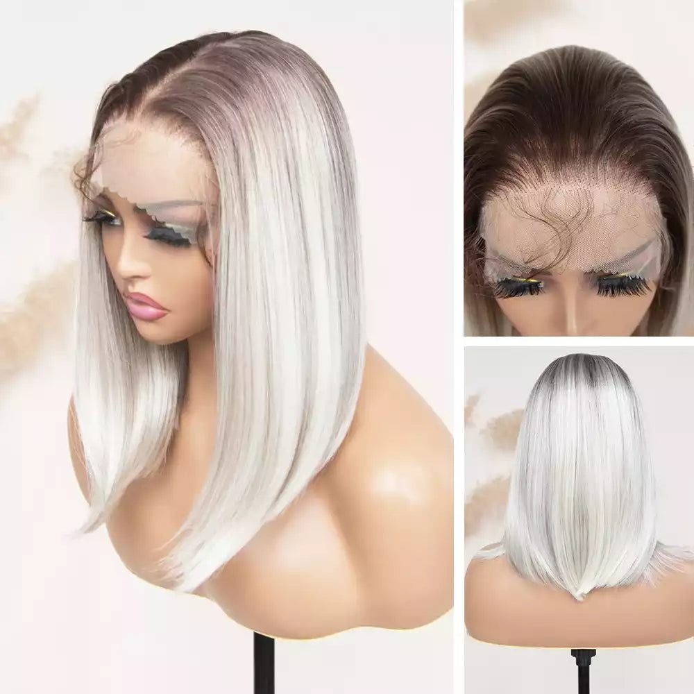 straight Ombre_Platinum 13_6_lace_front_wig_RGF10405-#DR3749A