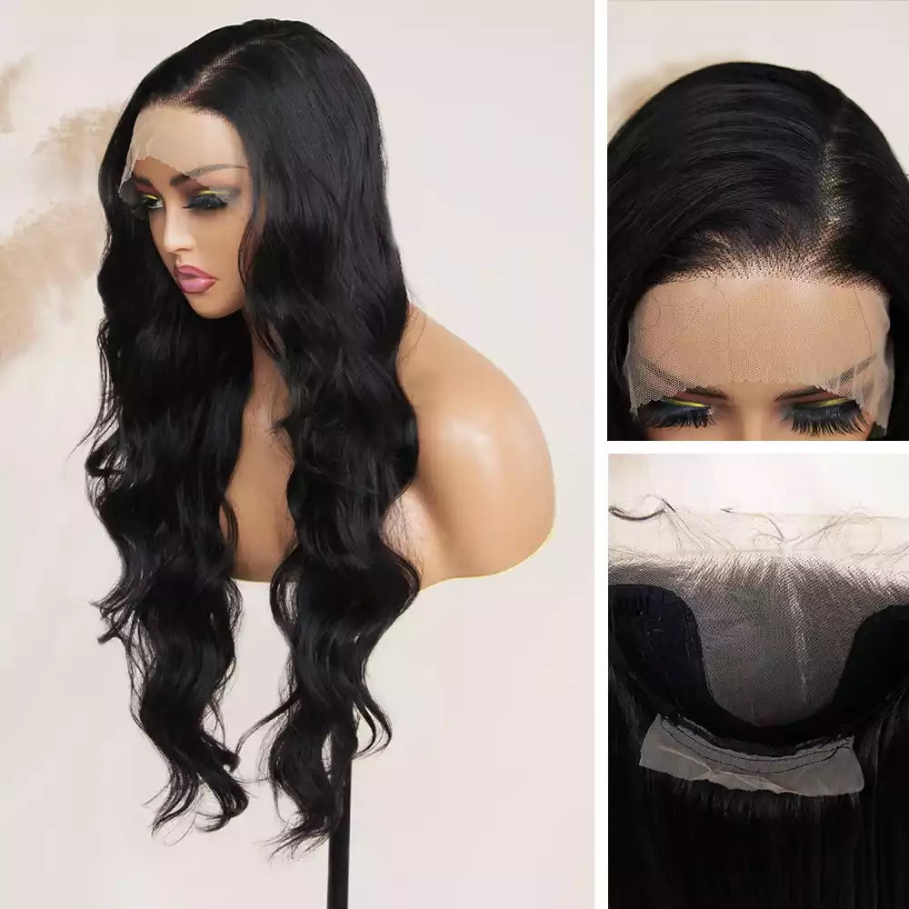 body wave Natural_Black 13_6_lace_front_wig_RGF9873-#1B