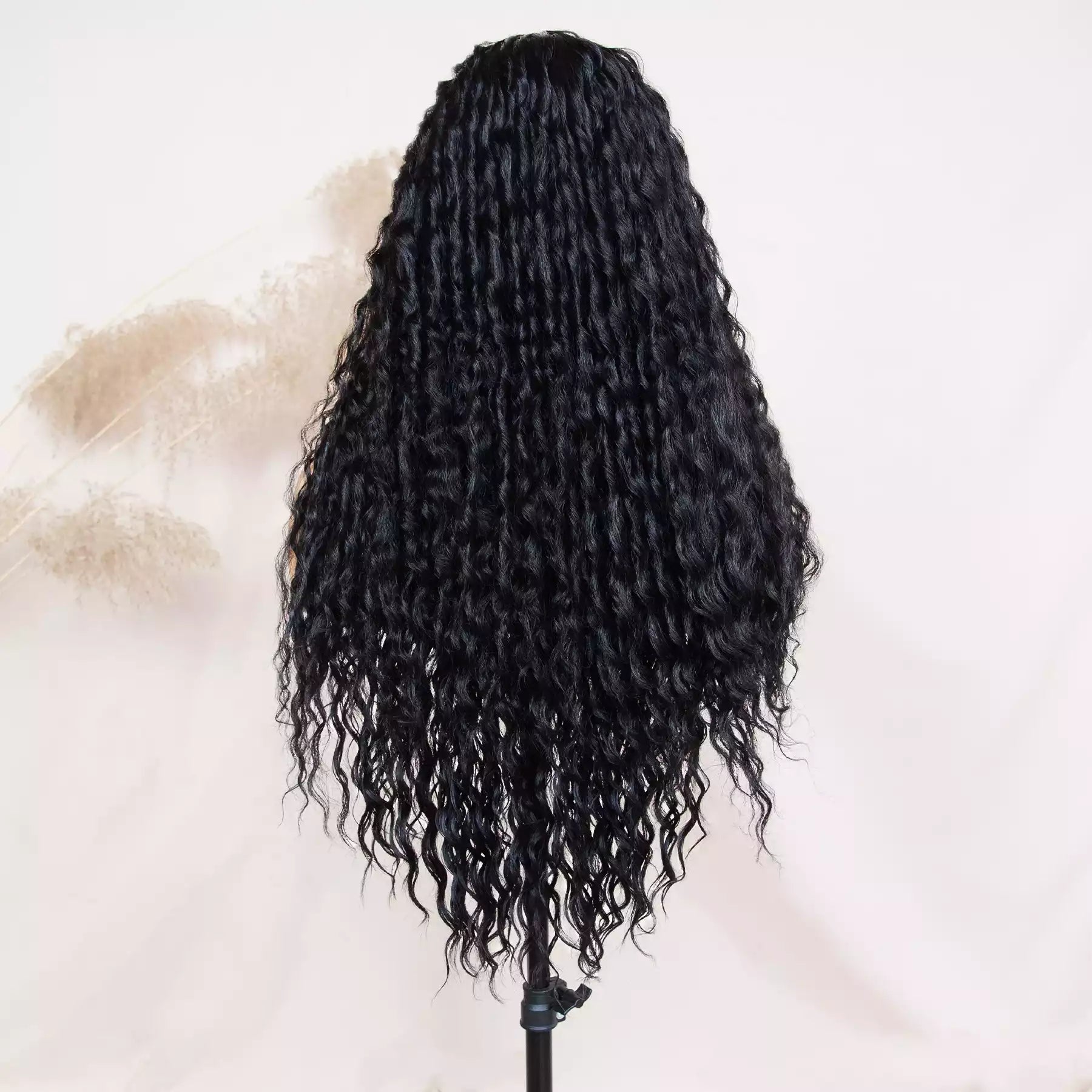 wave NaturalBlack 13x6_lace_front_wig10100-#1B