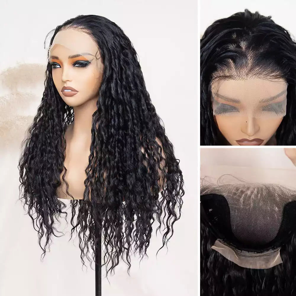 wave NaturalBlack 13x6_lace_front_wig10100-#1B