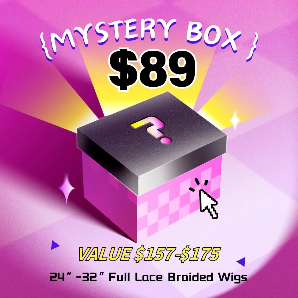 FABÉLLE Mystery Box Win Value $157-$175 Synthetic Handmade Full Lace Braided Wig